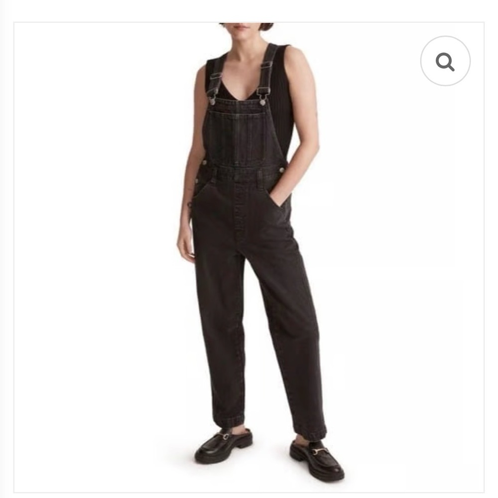 Madewell straight leg Denim Overalls